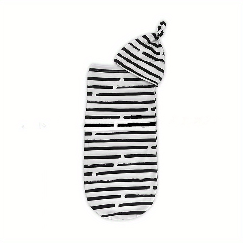 Baby Printed Sleeping Bag with Matching Hat