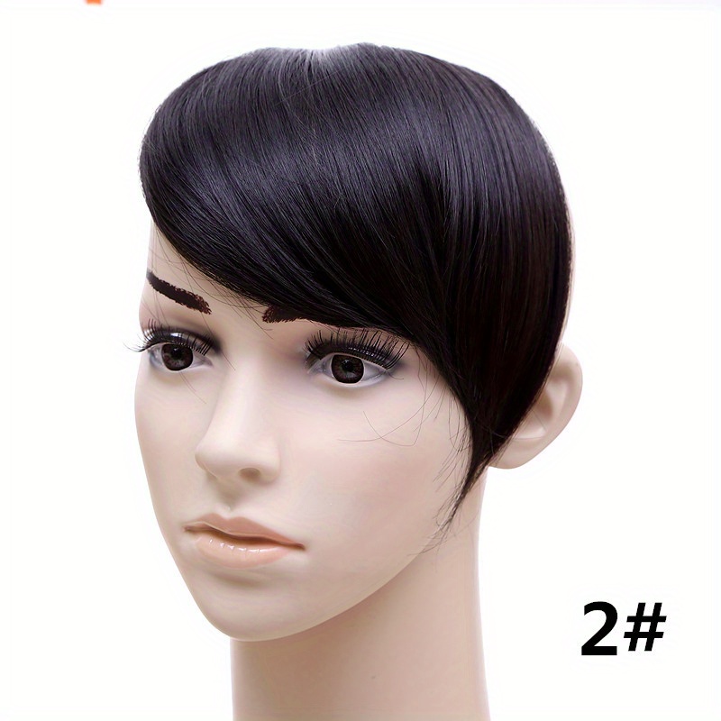 Synthetic Side Hair Bangs Clip-In One Piece for Women