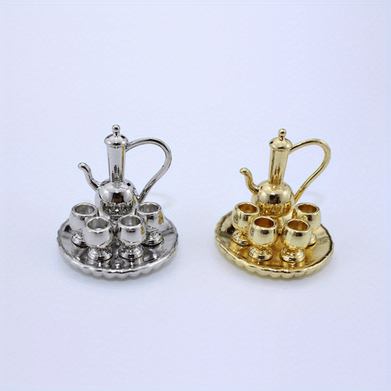 Miniature Food Play Scene Model Doll House Accessories Tea Set Toys & Games Temu New Zealand