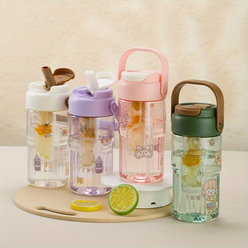 Paquete completo de botella de agua AquaFrut con infusor de frutas con  carga inferior, incluye cepil…Ver más Paquete completo de botella de agua