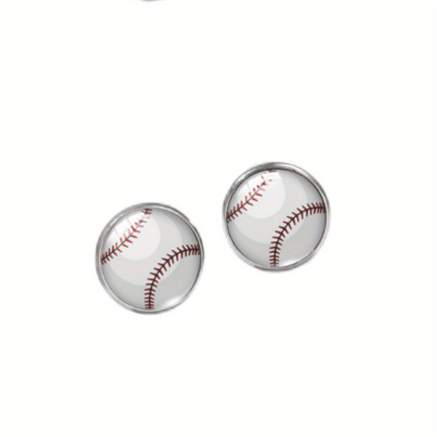 Simply Perfect Design — Baseball Earring - Baseball Studs