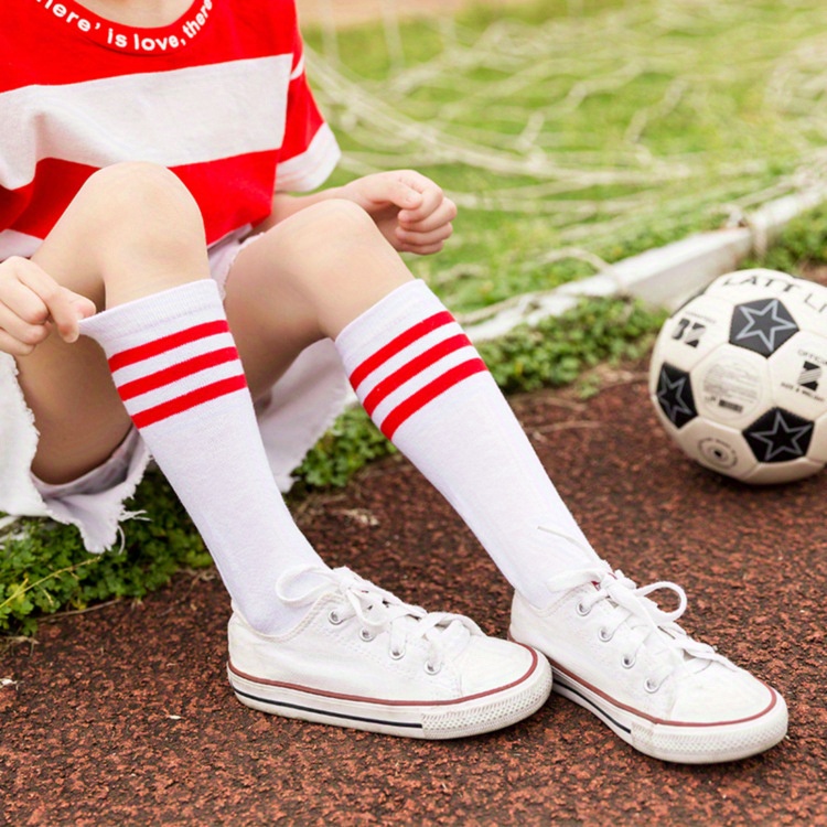 Calcetines de fútbol para niñas Calcetines hasta la rodilla de color rosa  Balón de fútbol personalizado Jugador de fútbol Regalo Niños Deportes Fútbol  Kick Ball Leggings -  España