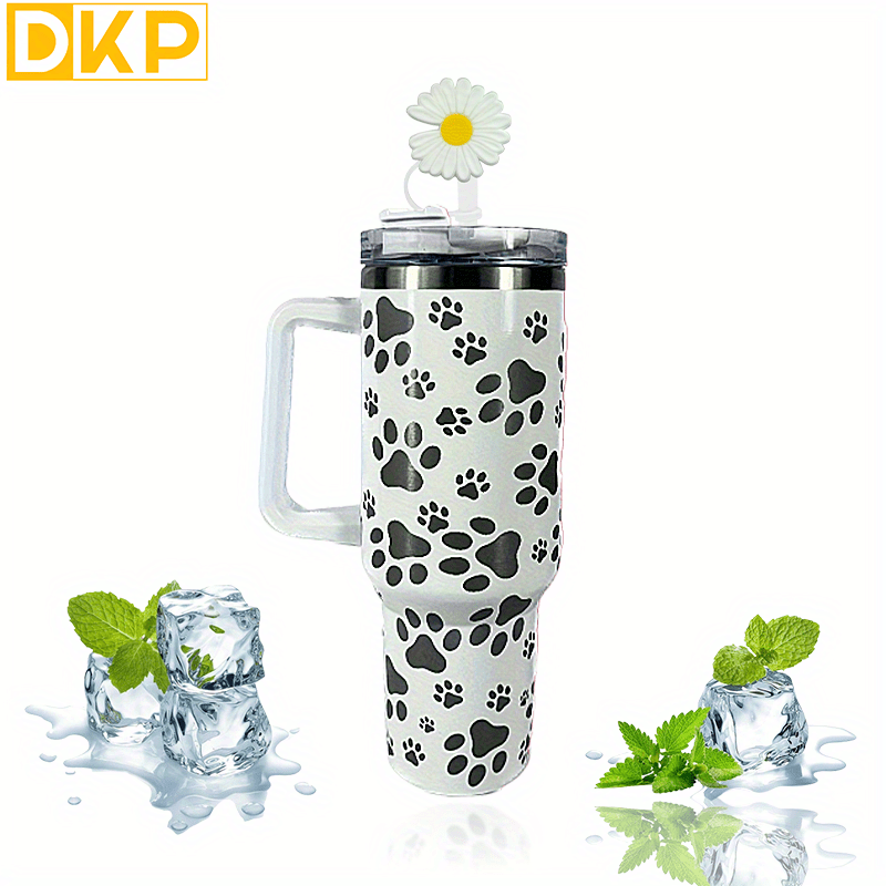Dkp Large Capacity Water Bottle With Handle And Straw Lid - Temu