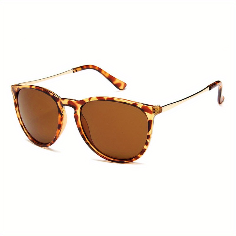 Polarized Sunglasses Vintage Retro Round Mirrored Lens Eyewear For
