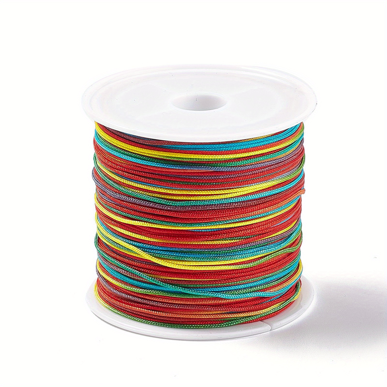 72 Colorful Thread Gradient Segment Dye Nylon Thread Braided - Temu Portugal