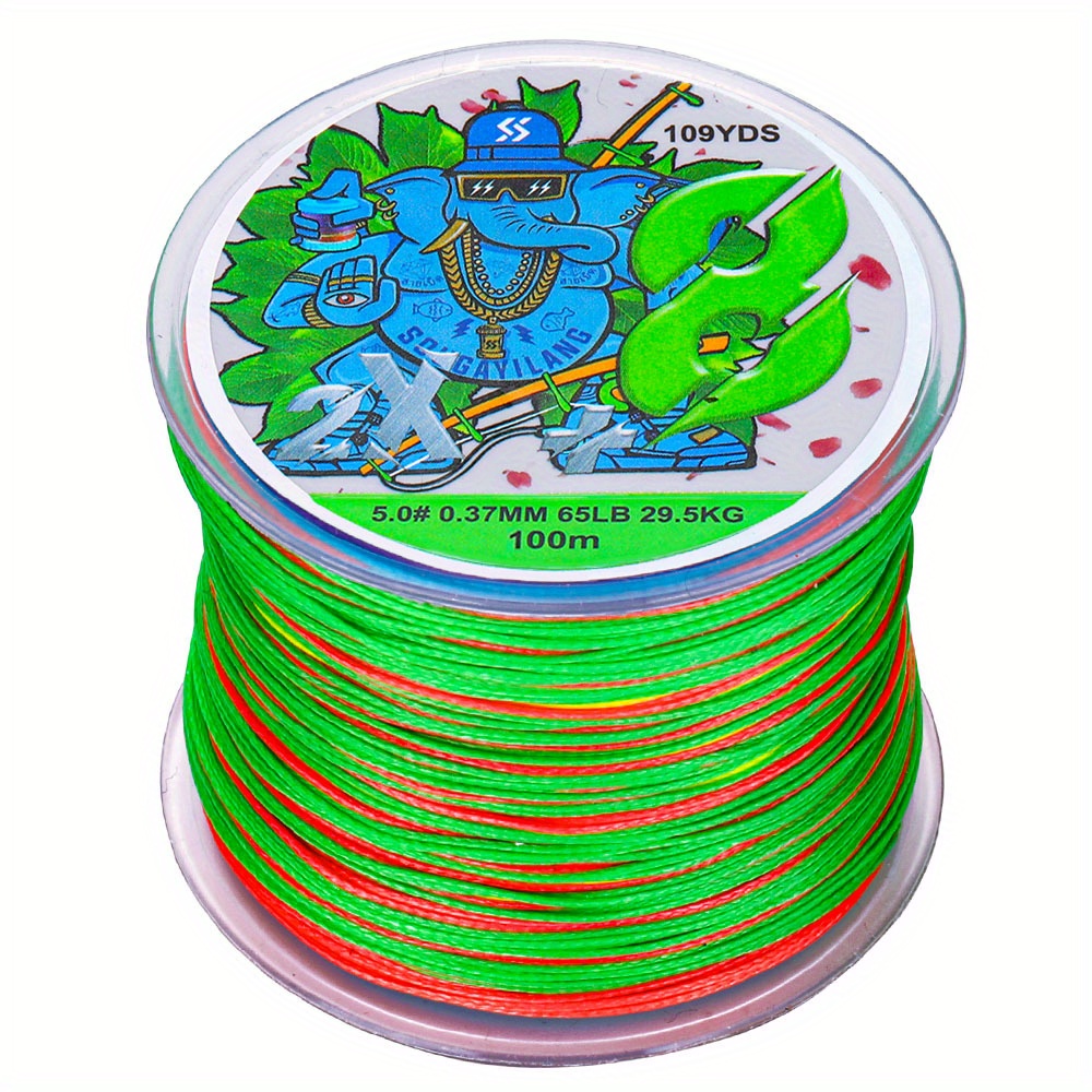 8 Strands Braided Fishing Line Strongest Pe Line 109yds - Temu