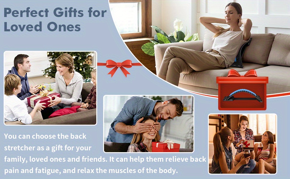 Back Stretcher, Lumbar Back Cracker Board Pain Relief Device, Multi-Le –  Spirit Christmas
