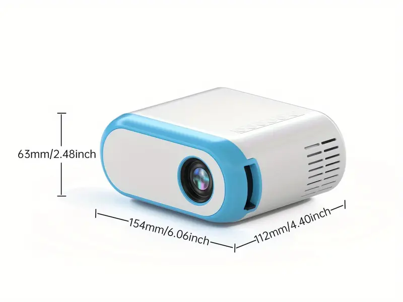 mini projector for iphone movie projector 2023 upgrade with synchronize smartphone screen 2500 lumens portable video projector 1080p hd supported 150 compatible with android ios hdmi usb details 7