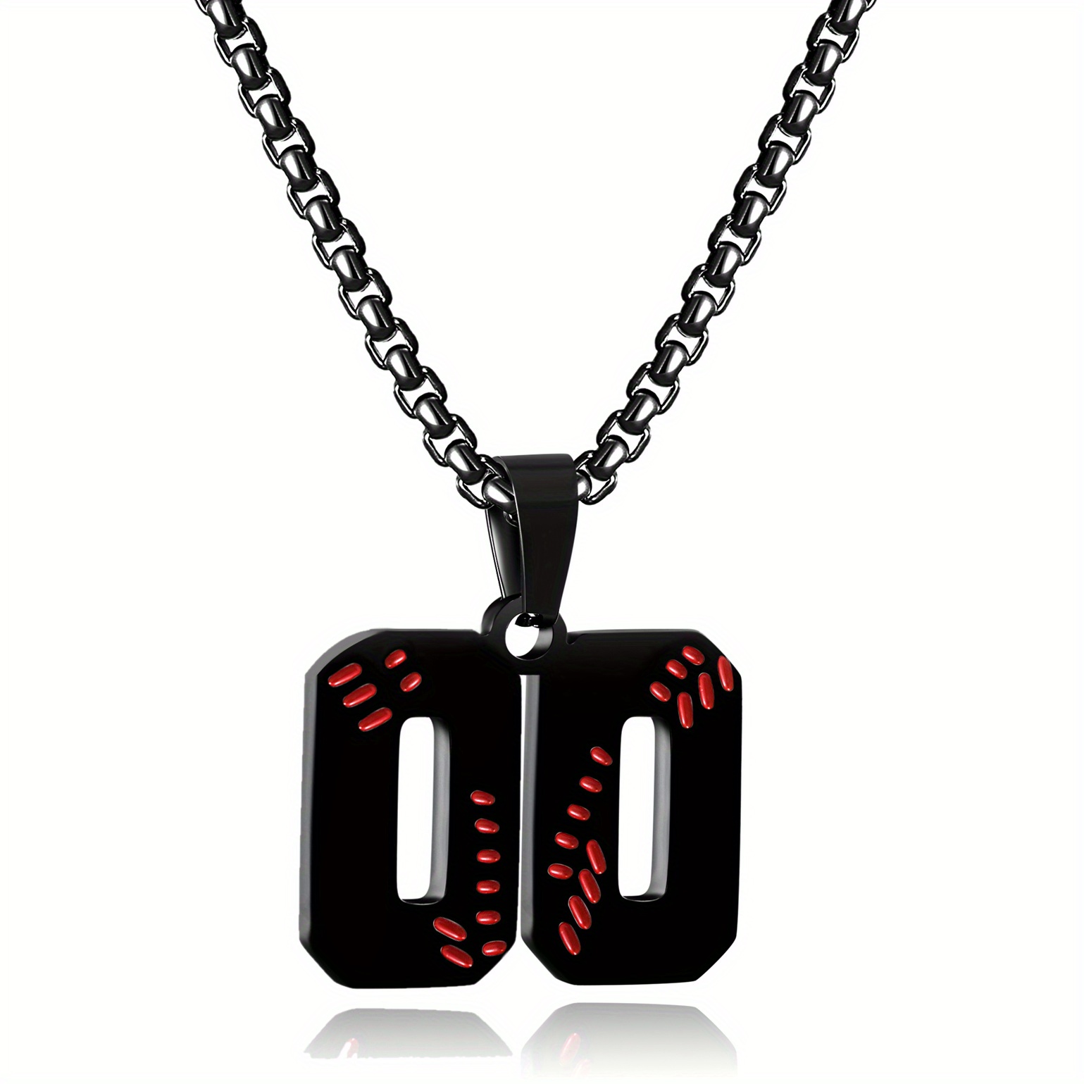 Necklace Worn by Baseball Players Red / Black / White