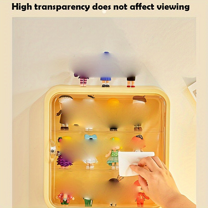 Adhesive Acrylic Wall Display Bedroom Living Room Wall Blind Boxes