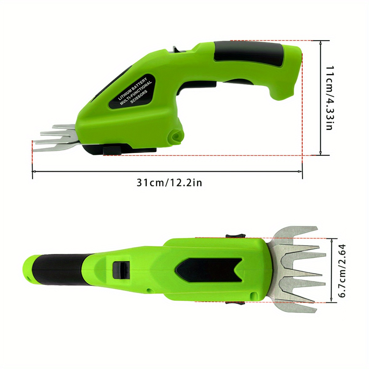 effortlessly and 7 2v 1 pruning rechargeable and charger included details 6