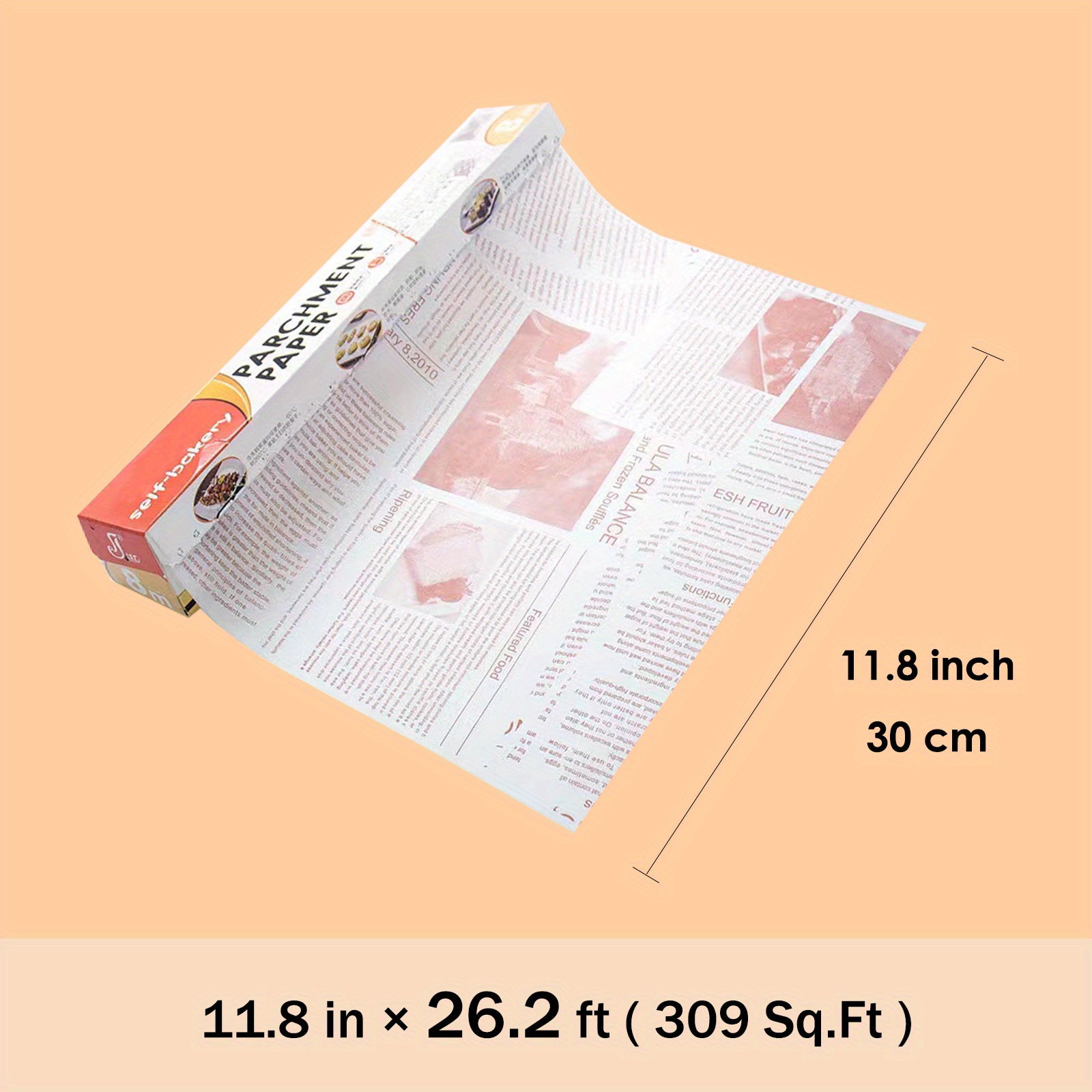 Premium Parchment Paper Roll For Baking, Grilling, Air Frying, Steaming,  And More - 16.15/32.3/64.6 Square Feet - Non-stick And Easy To Clean - Temu