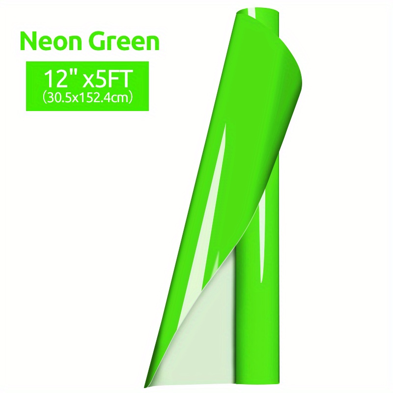  Neon Green HTV Heat Transfer Vinyl Bundle Neon Green