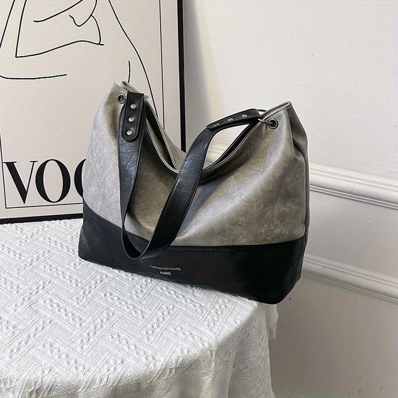 H&M Women Black Solid Hobo Bag