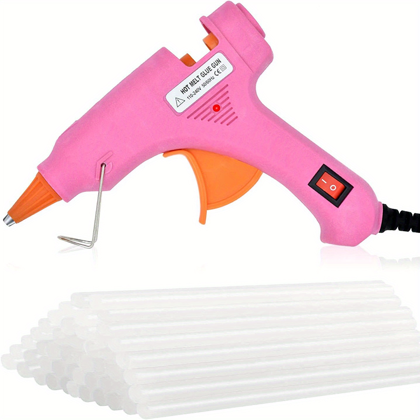 sourcing map Mini Hot Glue Sticks for Glue Gun 0.27-inch x 4-inch Pink 6pcs  : : DIY & Tools