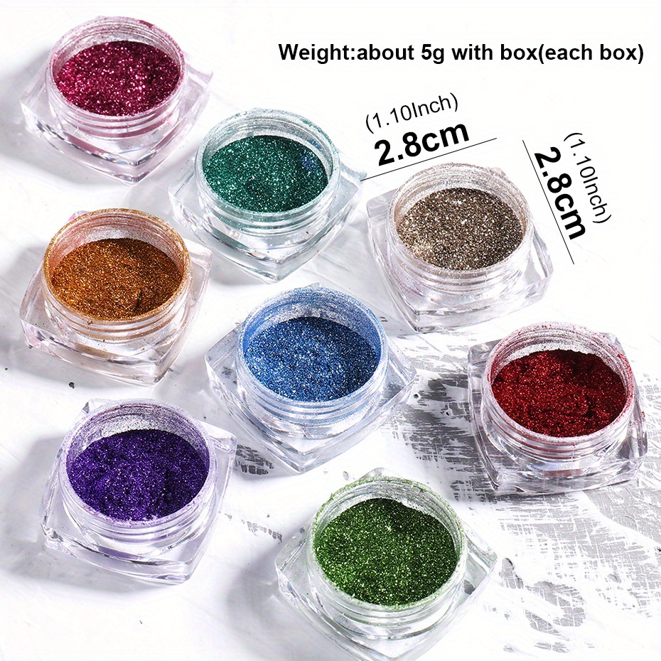 Chrome Nail Powder Mirror Effect Glitters – MakyNailSupply