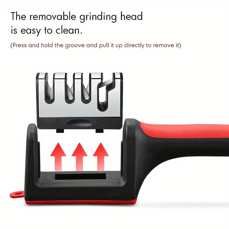 1pc hangable four section knife sharpener kitchen multi functional knife sharpener hand held quick knife sharpener new household knife sharpener kitchen accessories details 2