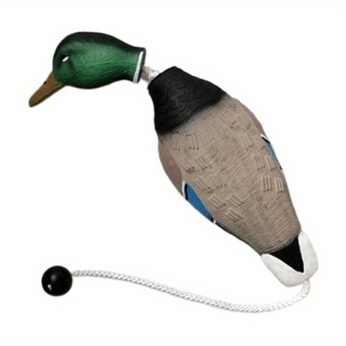 durable plastic duck bumper toy for dogs ideal for training hunting teaches mallard waterfowl retrieval skills