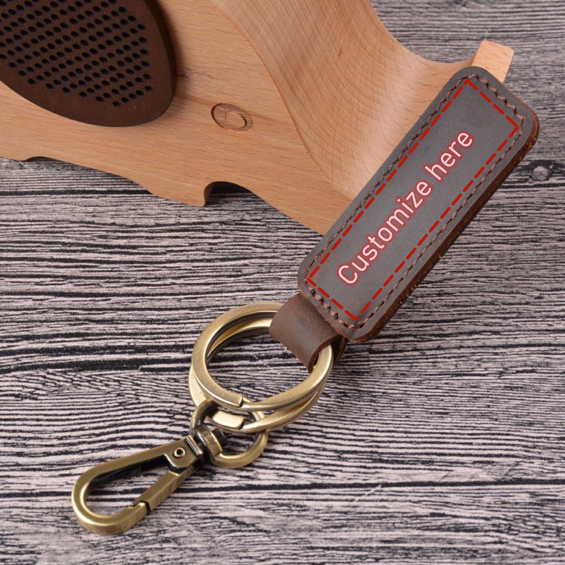 Lanyard Brown Customized Key Chain