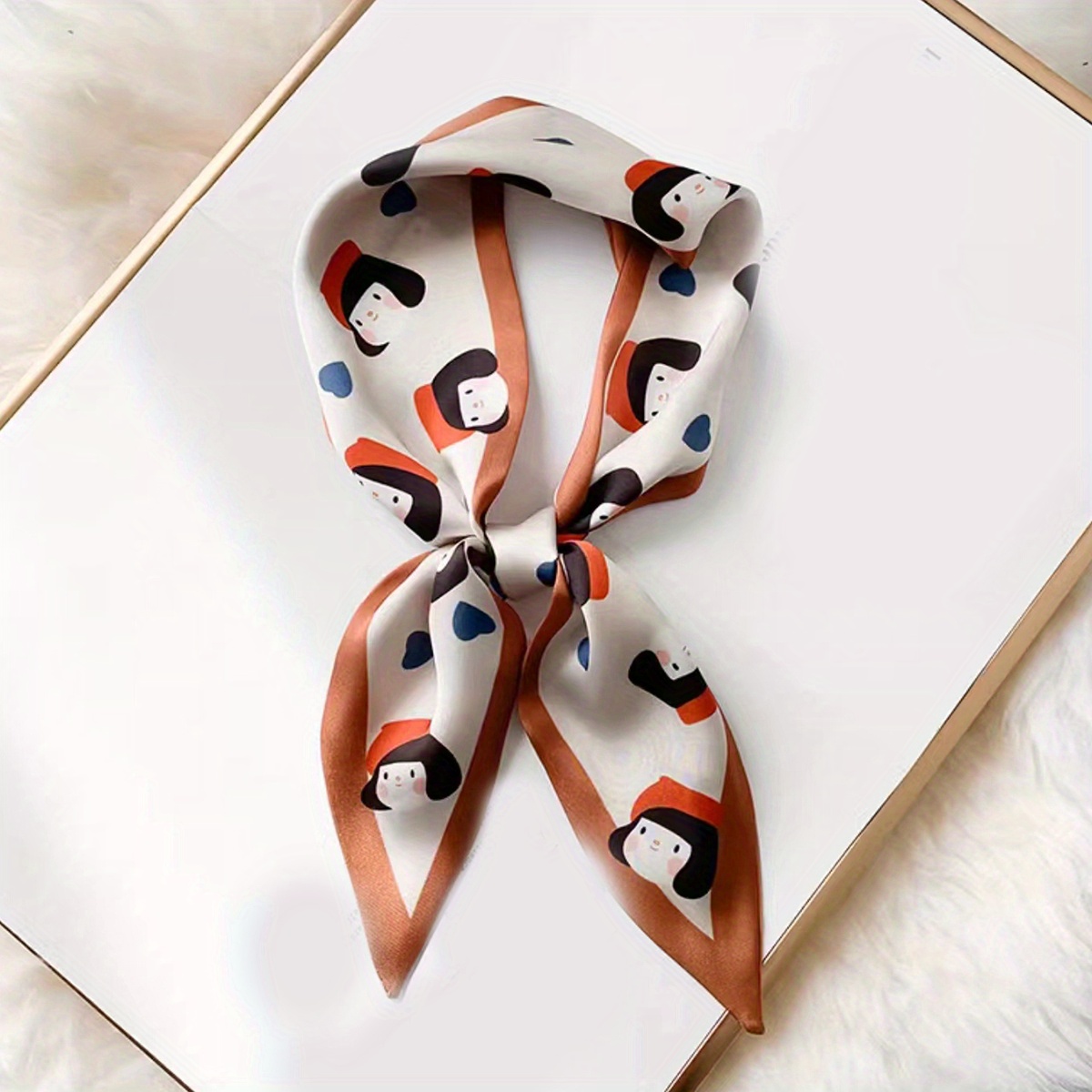 Small Ribbon Scarf Bag Accessories Wrist Scarf