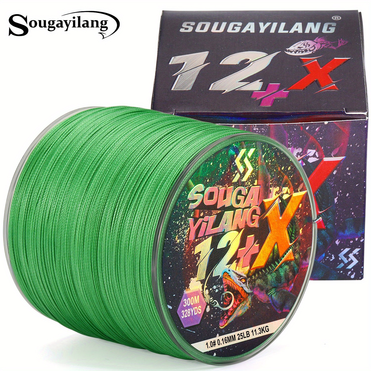 219yds 12 braided Pe Fishing Line Strong Pull Wear Resistant - Temu