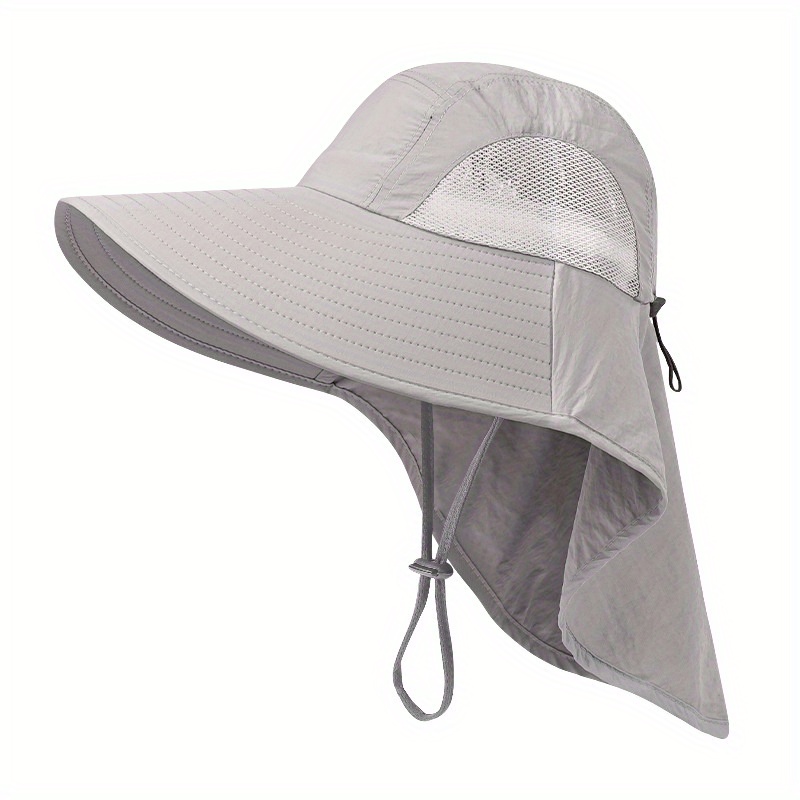 WEAIXIMIUNG Women Sun Hat Wide Brim Protection Beach Hat Adjustable Bucket  Hat Summer Hats Womens Bucket Hat Wide Brim Gray