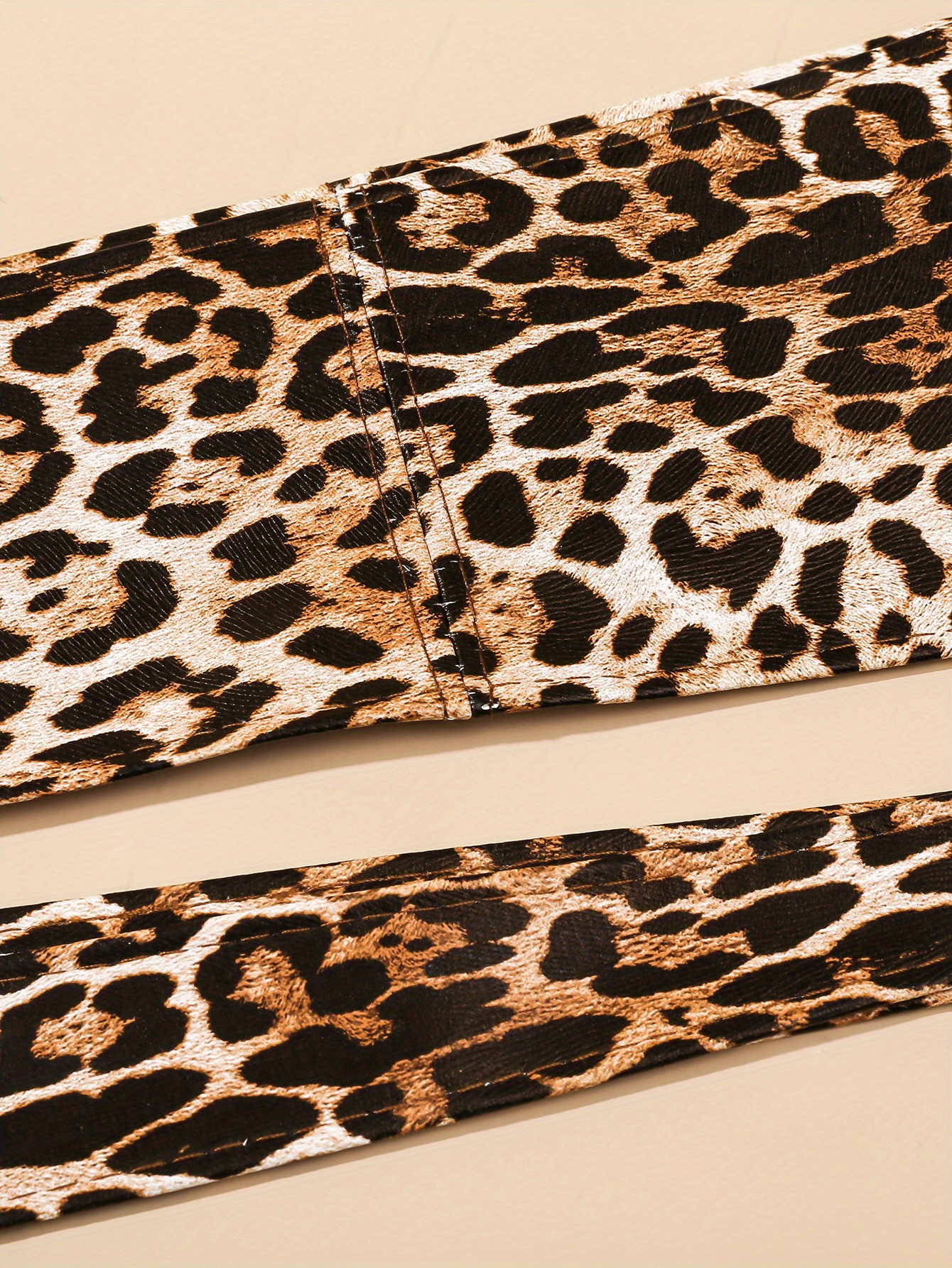 Leopard Print Wide Cinch Belt Vintage Bowknot Lace Waistband - Temu Canada