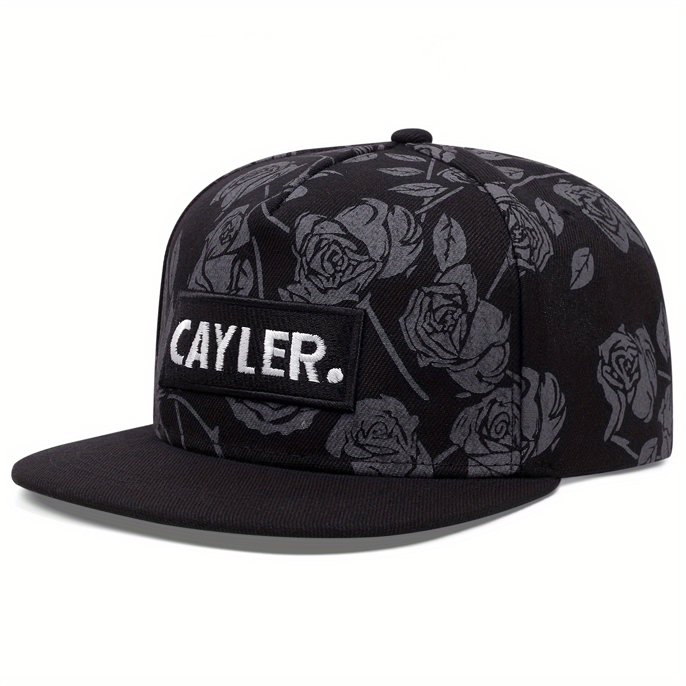Men's Hip Hop Flat Brim Snapback Hat
