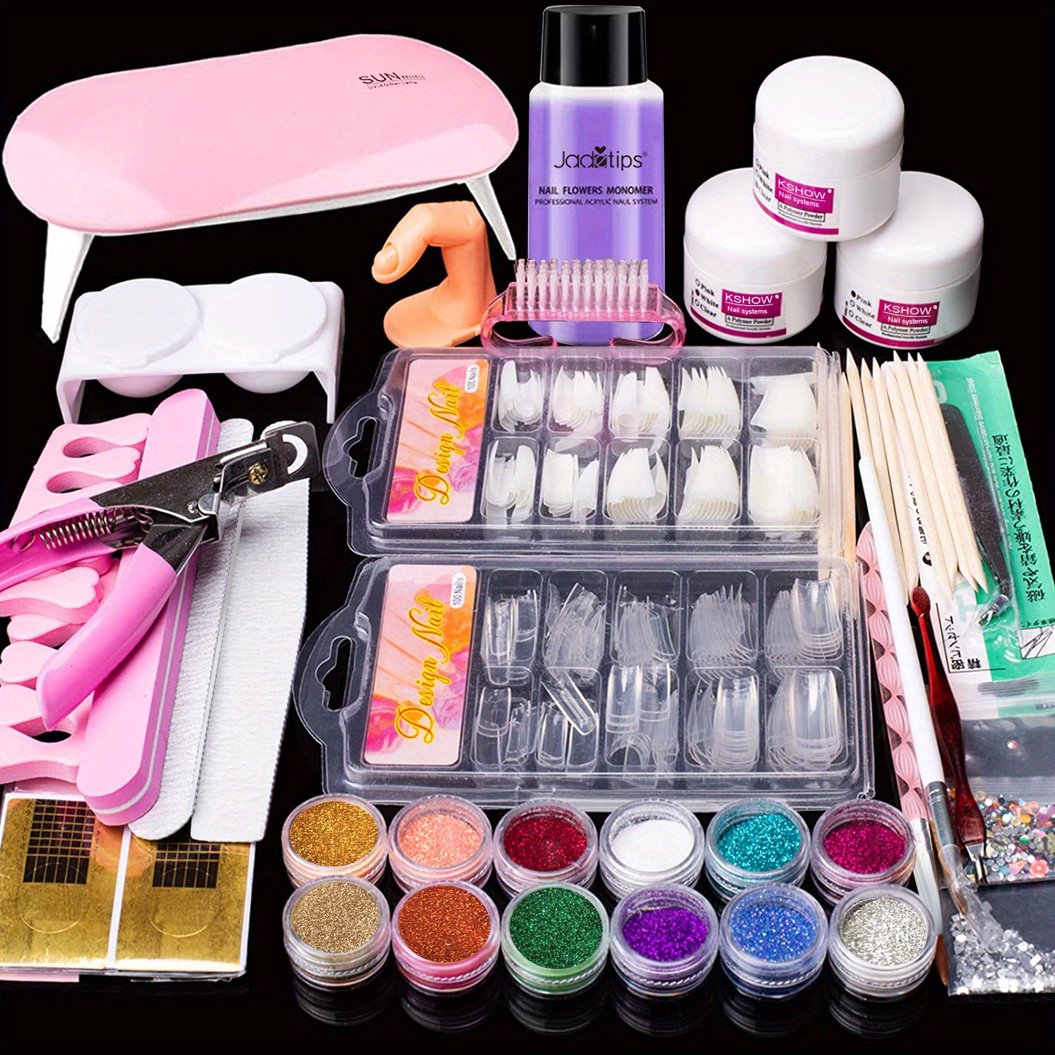 Nail Acrylic Kit (16items/kit) –