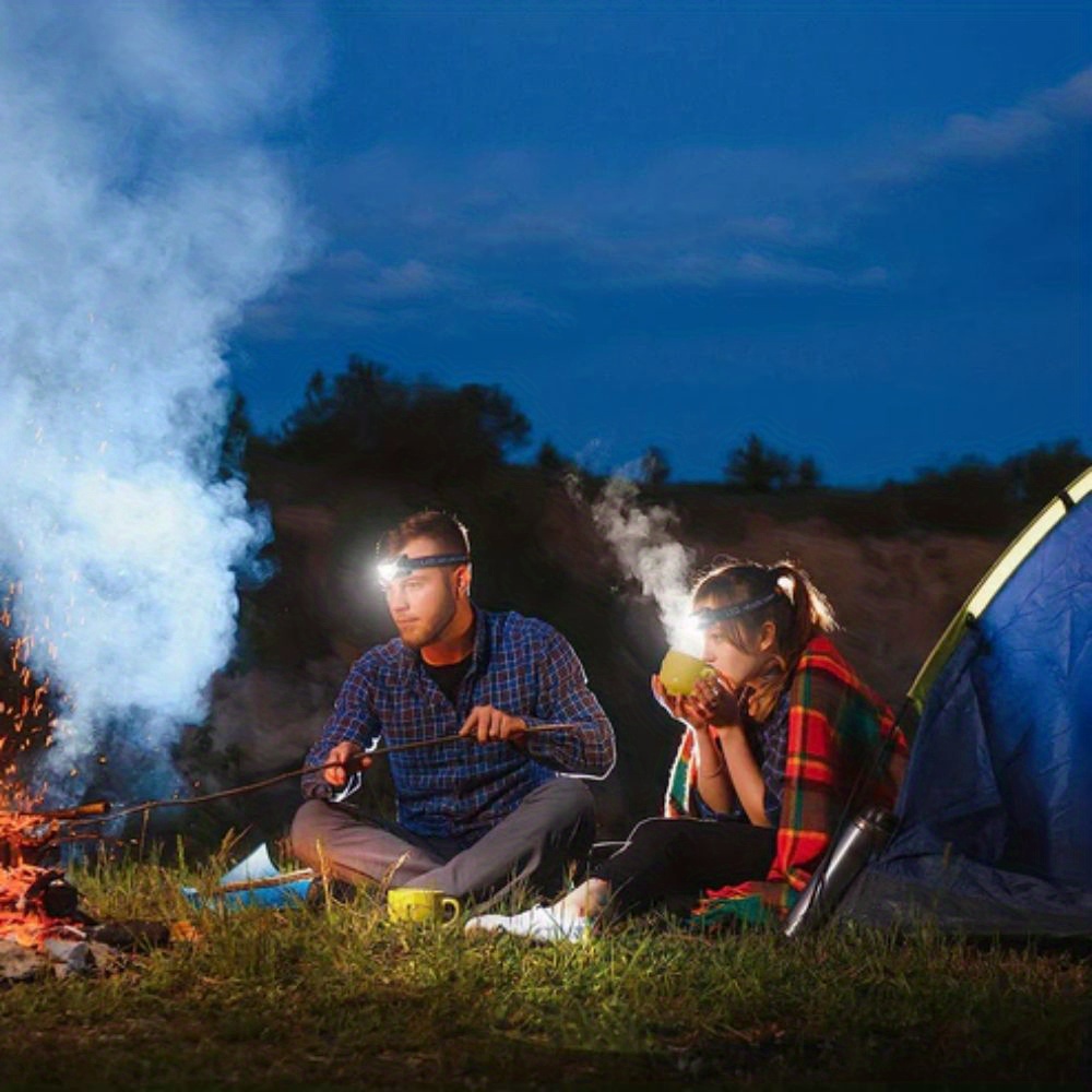 Linterna Frontal Led Súper Brillante Alta Potencia, Linterna Frontal  Portátil Impermeable Sensor Movimiento Caza Aire Libre, Pesca, Camping,  Senderismo (luz Blanca) - Deporte Aire Libre - Temu Chile