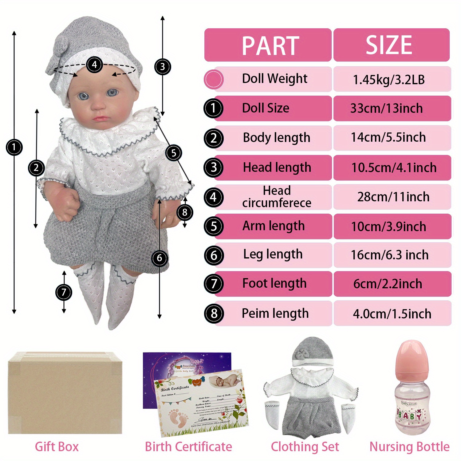 Can Drink Milk Can Pee Silicone Reborn Dolls Soft Full Body Solid Silicone  Bebe Reborn Dolls Gift Boneca Reborn Corpo De Silicone,  Halloween/thanksgiving Day/christmas Gift - Temu