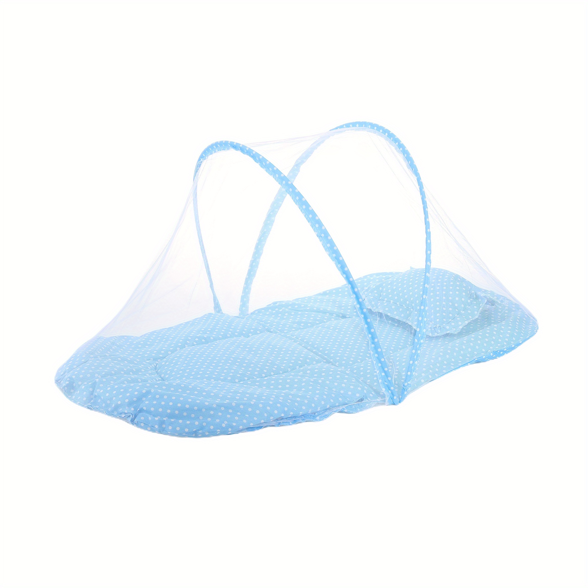 Polka Dot Mosquito Net Bed for Kids, Fun and Functional