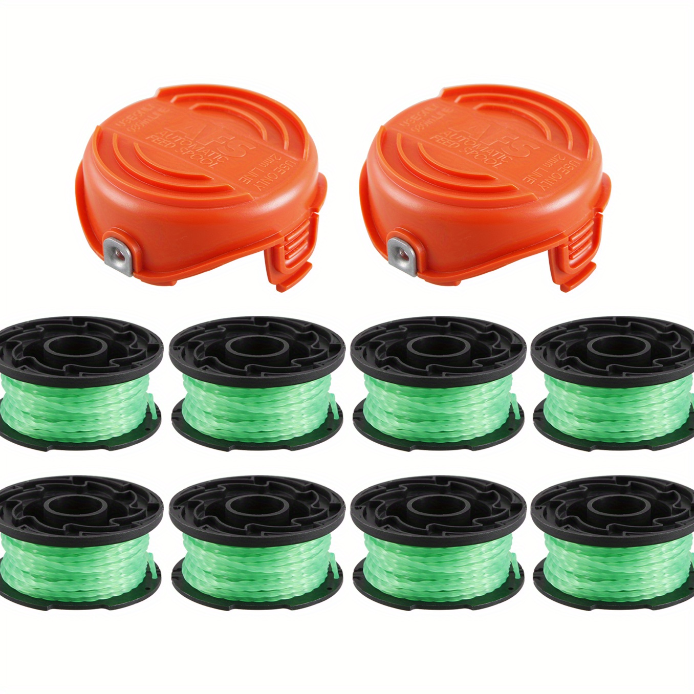 3 Pcs Weed Eater Spools Compatible with Black and Decker RS-136 ST4500  ST1000 ST200 ST3000 ST4000 GE600 CST800 ST6800 String Trimmer Replacement  Spool Line 20ft 0.065 Edger 