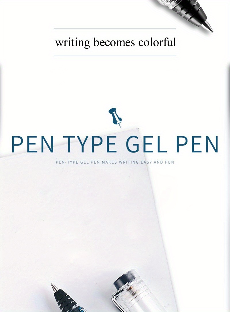 Gel Pen That Can Add Ink Transparent Signature Pen Student - Temu