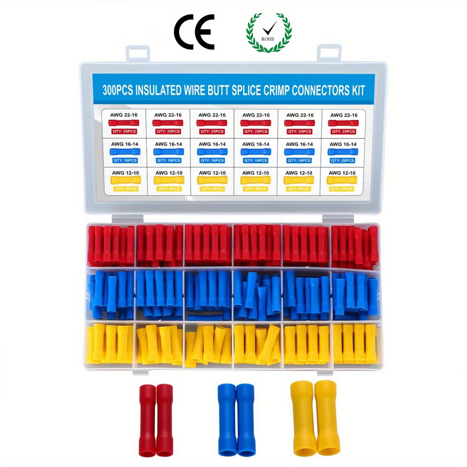 Electrical Wire Connectors Insulated Wire Crimp Terminals - Temu