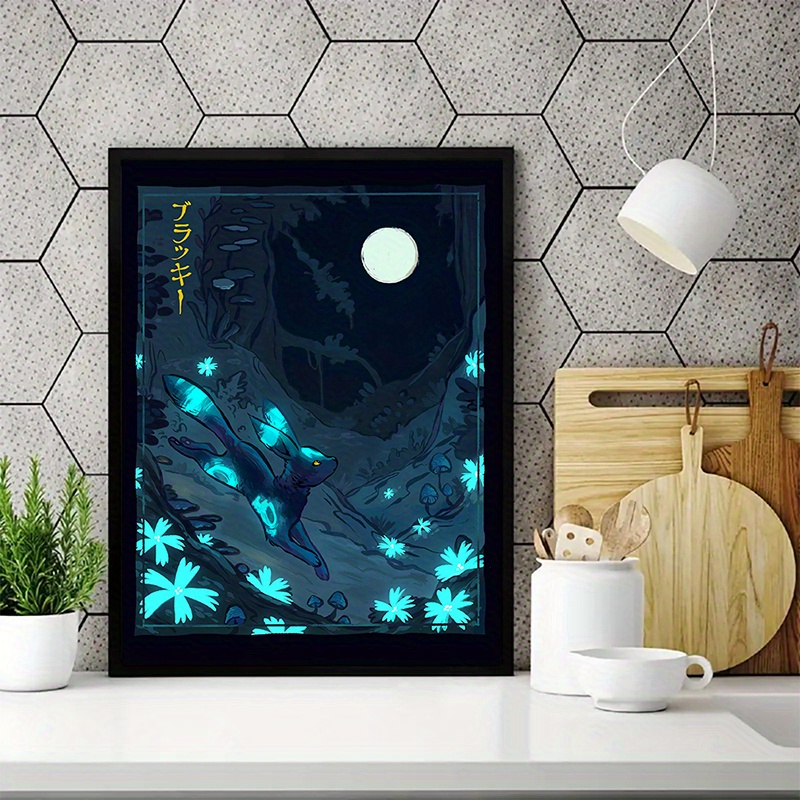 Art Canvas Paintings Modern Japanese Anime Wall Art Poster - Temu