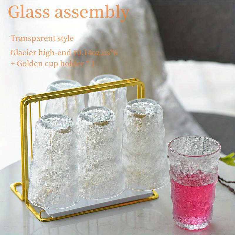 Nordic Simple Glacier Glasses Restaurant Juice Bubble - Temu