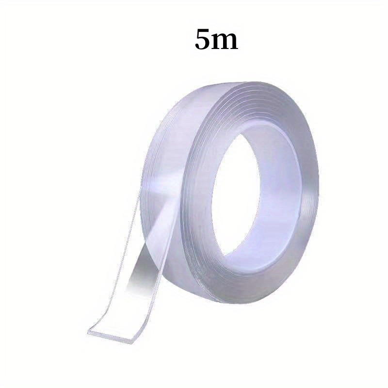 16.5ft Double Sided Removable Mounting Tape Heavy Duty Adhesive Clear Nano  Gel