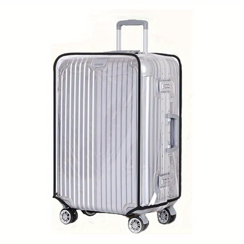 Clear Suitcase Cover 20 24 28 Waterproof Pvc Suitcase - Temu