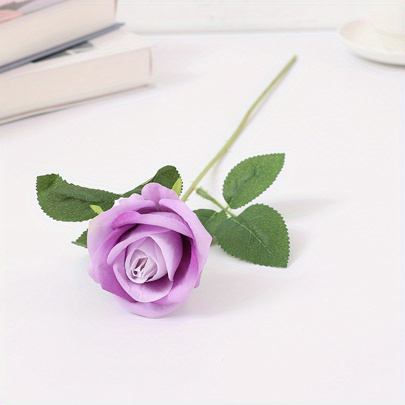 Lavender Single Silk Rose