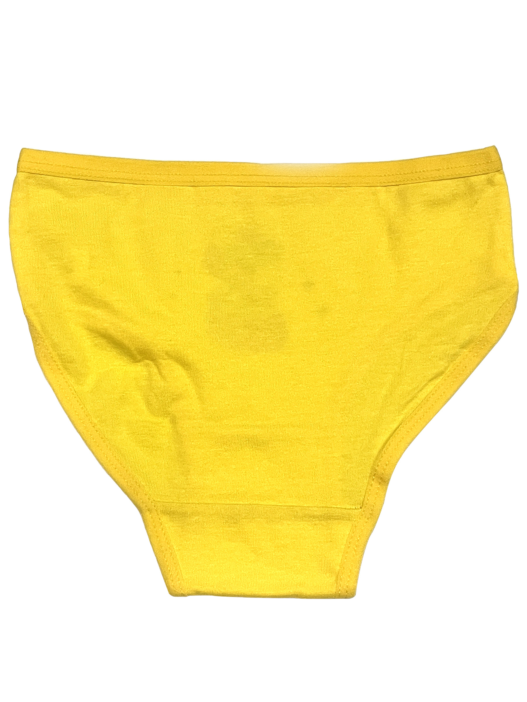 Little Girl Underwear On Yellow Background Stock Photo 1574382010