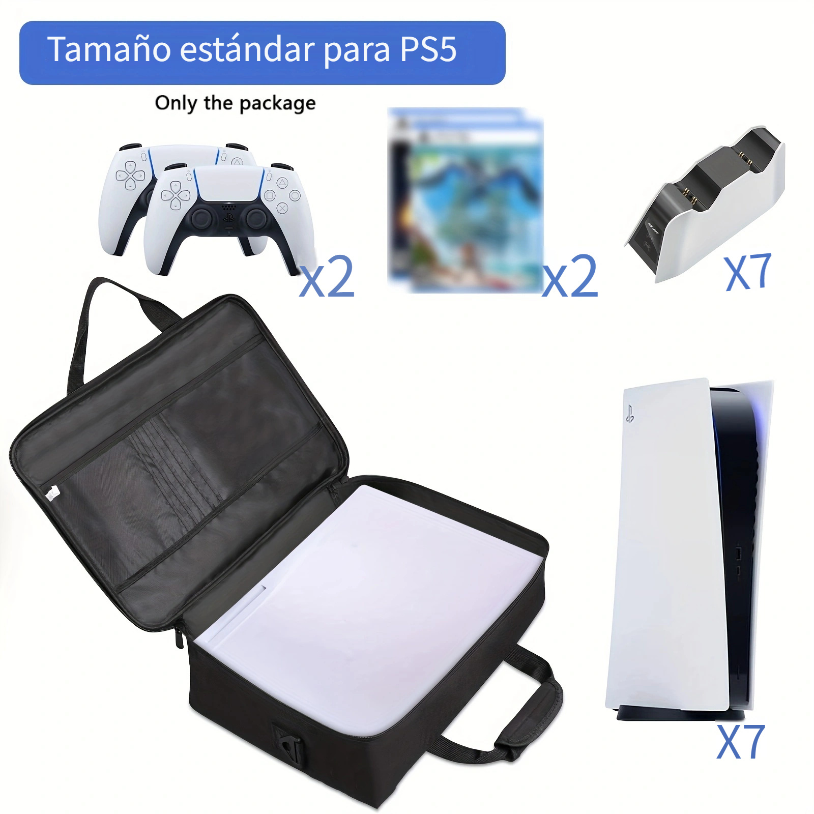 Nueva mochila Ps5 Travel Carrying Case Bolsa de almacenamiento portátil  para sony Playstation 5 Game Console
