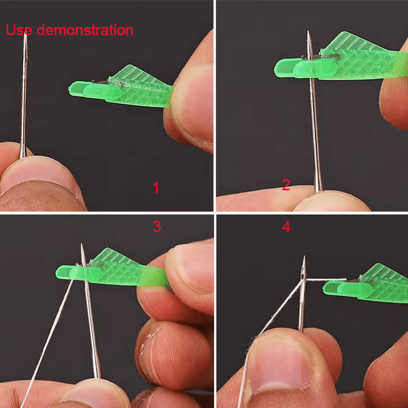  Enhebradores de agujas para coser a mano, kit de 25 enhebradores  de agujas, incluye un trepador fácil tipo pescado/empujador de agujas de  coser en forma de calabaza/Threaders en forma de pulgar/desgarradores