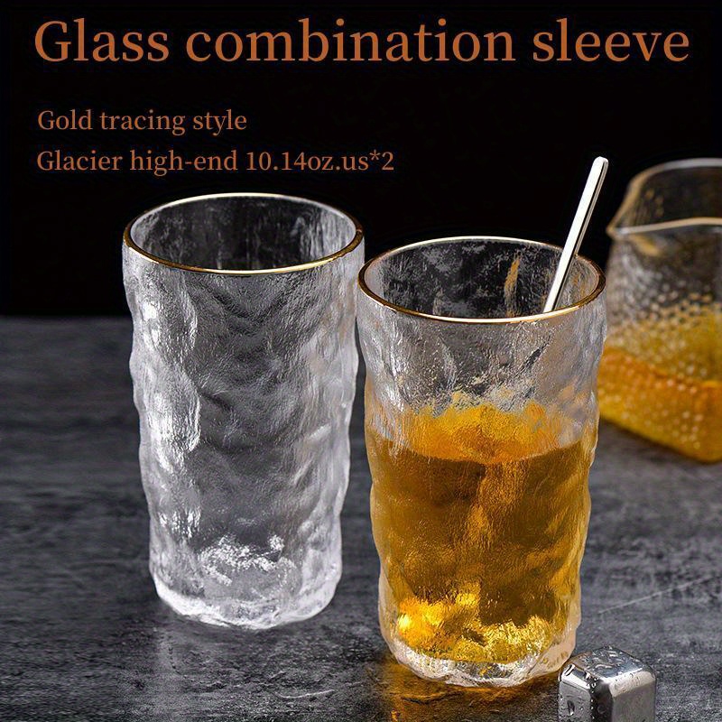 Nordic Simple Glacier Glasses Restaurant Juice Bubble - Temu