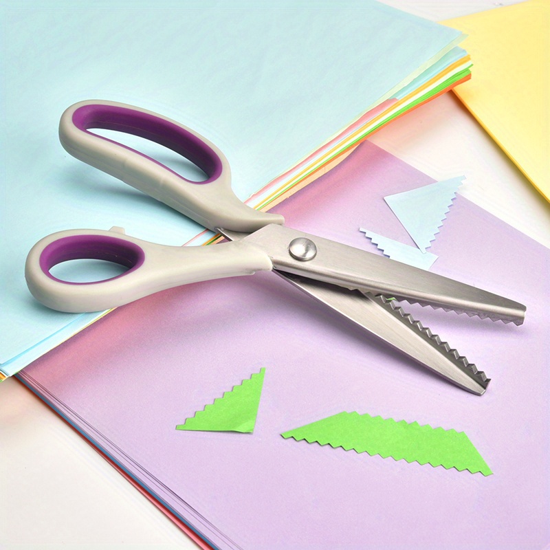 Pinking Shears Craft Scissors For Fabric Cutting Sewing - Temu