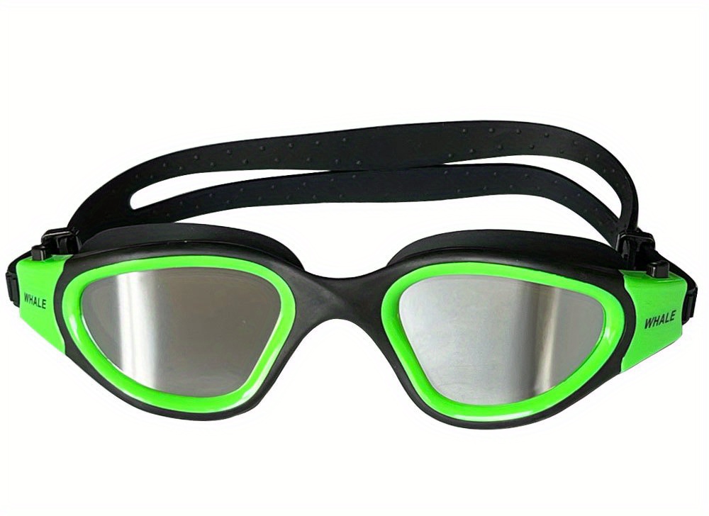 Gafas de agua para hombre y mujer, lentes de natación con cinturón de  silicona, lentes grandes subacuáticas, antivaho, impermeables, ópticas