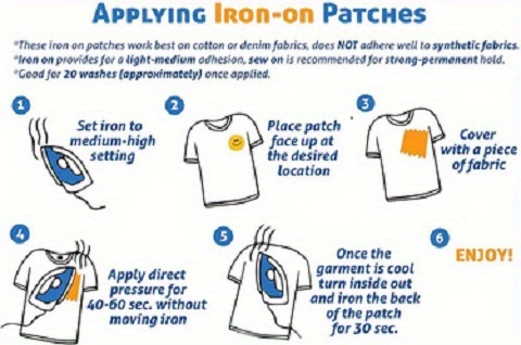 Denim Iron-on Patches (8 pc.)