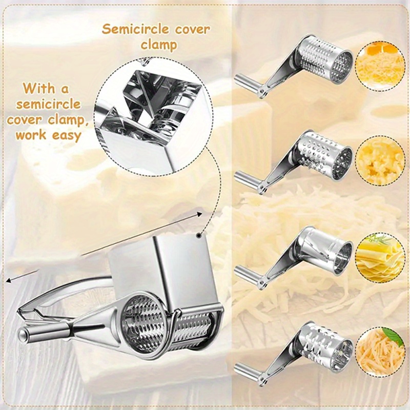 Labor saving Stainless Steel Cheese Planer Hand Cranked - Temu