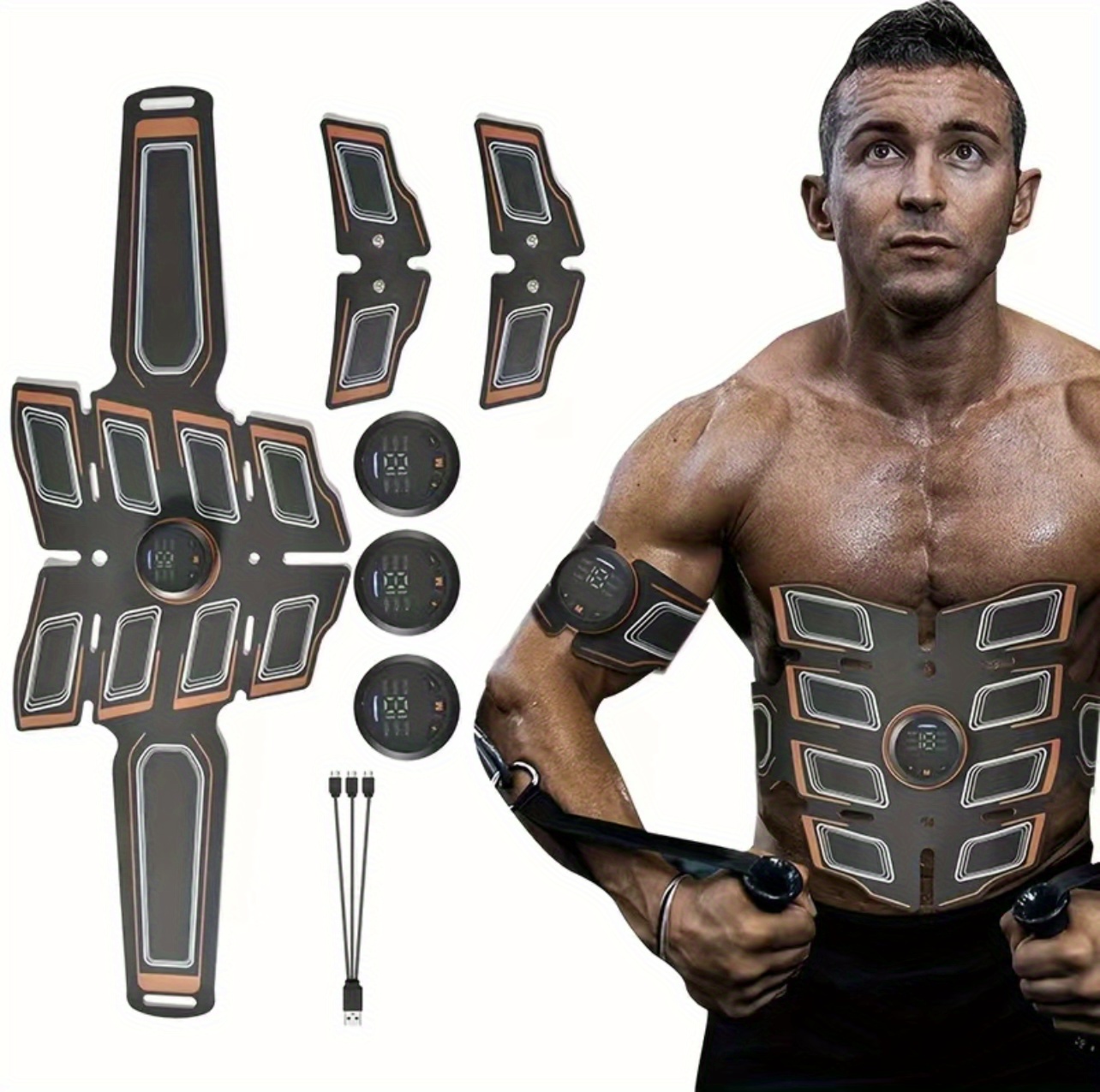 Ab Muscle Stimulator Trainer with USB Charging from WODFitters