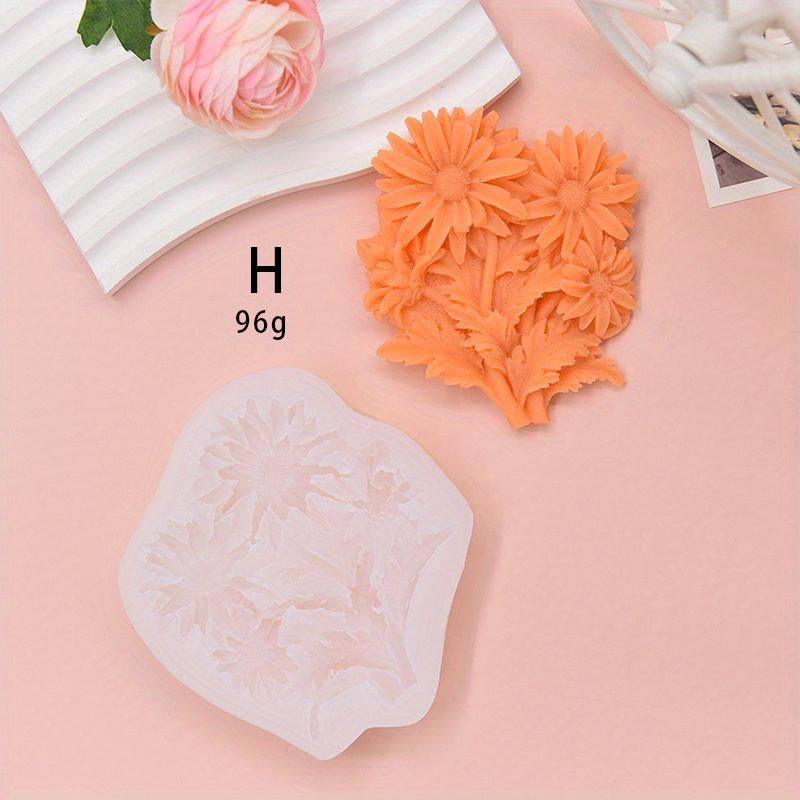 Rose Candle Mold, Flower Silicone Mold, Rose Mold for Chocolate, Candle,  Rose Moldings, Flower Mold Freshie, Flower Mold for Clay, Soap Mold 